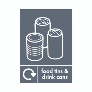 A5 Sign Food Tins And Drink Cans PK5