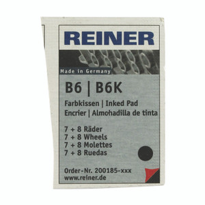 Colop Reiner B6/8K Rep Pad BLK PACK2