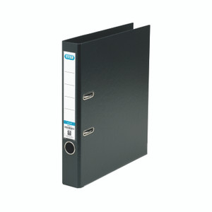 Elba 50MM Lever Arch A4 PVC Black