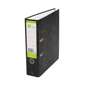 CW Office Lever Arch File A4, black lever arch file for organizing and storing A4-sized documents.
