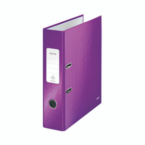 Leitz Wow Lever Arch File Purp PK10