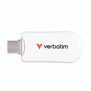 Plectra USB-C Flash Drive WHT 128GB