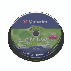 Verbatim Datalife + CDRW812X PK10