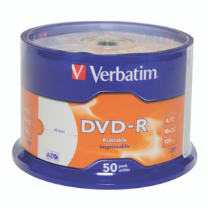 Verbatim DVD-R 4.7GB 16X Prntbl PK50