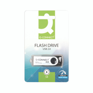 Q-Connect USB 2.0 Swivel 8GB Drive