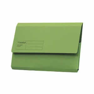 Guildhall Doc Wlt Foolscap GRN PK50