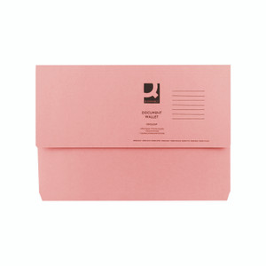 Q-Connect Doc Wlt Fs Pink PK50