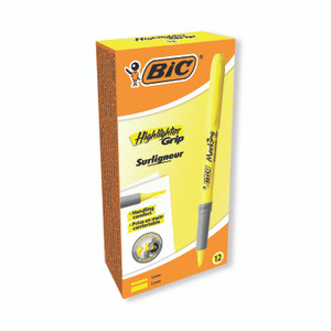 Bic Brite Liner Highlighter Ylw PK12