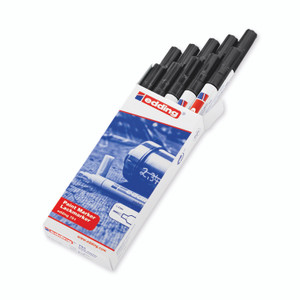 Edding 751 Paint Marker Black PK10
