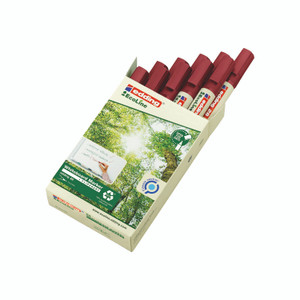 Edding 28 Ecoline Drywipe PK10 Red