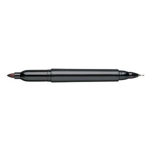 Twin Tip Permanent Marker BLK PK12