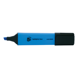 Highlighter Chisel Tip Blue PK12