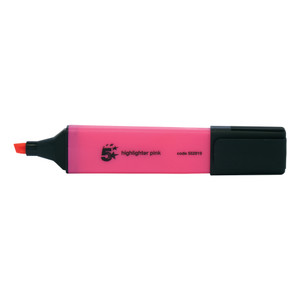 Highlighter Chisel Tip Pink PK12