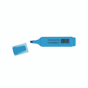 Q-Connect Highlighter Pen Blue PK10