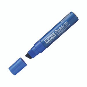 Pentel Marker Chisel Tip Blue PK6