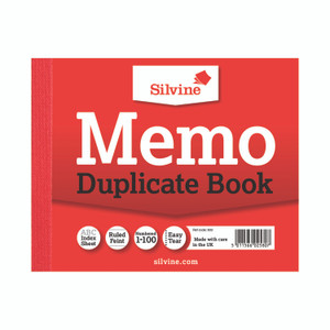 Silvine Duplicate Memo Book 603 PK12