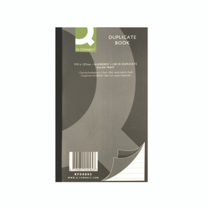 Q-Connect Duplicate Book 210X127MM