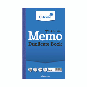 Silvine Dupl Memo Book 701-T PK6