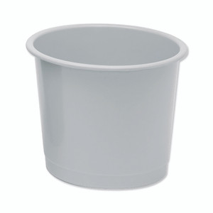 Waste Bin PP 14 Litre 304X254MM GREY