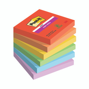Post-It S/Stick Notes 76X76 AST PK6