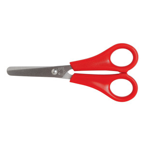 School Scissors Sless Stl 130MM Red