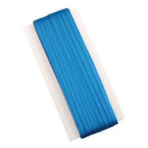 CW Office Legal Tape Silk Braids 6MMX50M Blue, blue silk braided tape roll for office and legal use.