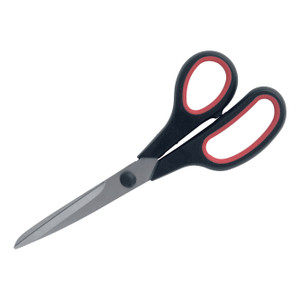 Scissors Sless Steel/Rubber 200MM