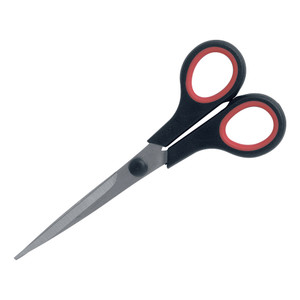 Scissors Sless Steel/Rubber 155MM