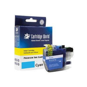 Cartridge World Compatible with Brother LC-3213C Cyan Ink Cartridge