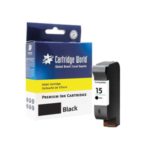 Cartridge World Compatible with HP 15 Black Ink Cartridge C6615DE Cartridge World Compatible with HP 15 Black Ink Cartridge C6615DE