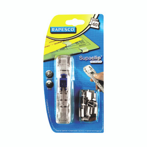 Rapesco Supaclip 40 Dispenser Clear