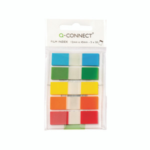 CW Office Q-Connect Page Marker, colorful page markers for highlighting and marking pages in documents.