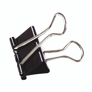 Foldback Clip 25MM BLK PK100