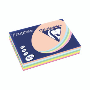 Trophee Card A4 Pastel Assd PK250
