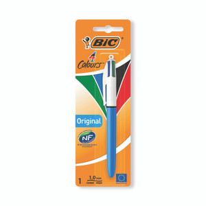 Bic 4 Colours Retract Ball Pen PK10