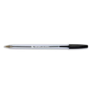 Ball Pen Medium 1MM Tip Black PK50