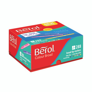 Berol Colour Broad Classpk AST PK288