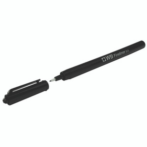 Fineliner 0.4MM Black Pens PK10