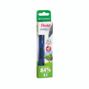 CW Office Pentel Energel X Red and Blue Ball Pens Pack, purple pen with black grip for smooth writing, ideal for right and left-handed writers.