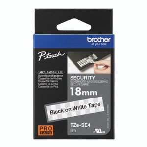 Brother Tze Sec Tpe 18MM BLK/WHT