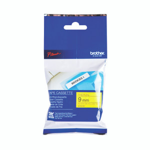 Brother P-Touch Tpe 9MM BLK/Ylw Tpe
