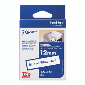 Brother Tze Fabric Tpe 12MM Blue/WHT