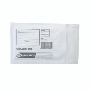 Gosecure Bubble Env Size 1 WHT PK100