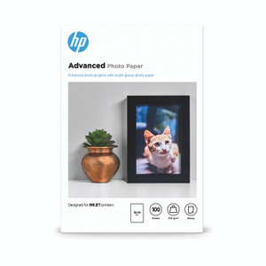 HP Pht PPR Glsy 250GSM 100 Sheets