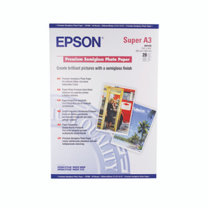 Epson A3 Prem Semi-Gloss WHT PK20
