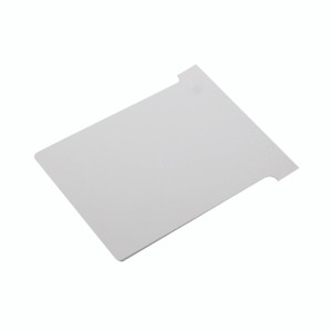 CW Office Nobo T-Card Size 2 White PK100, image of a pack of 100 white T-Cards for office use.