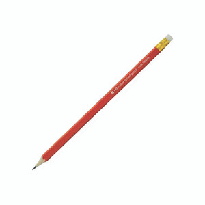 Pencil Eraser Hb Red Barrel PK12