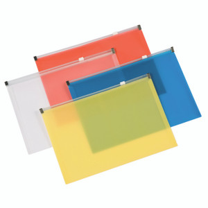 Q-Connect Doc Zip Wallet A5 AST P20
