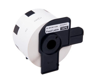 Cartridge World Compatible Brother DK-11226 Food Label Tape Black on White Roll of 1000