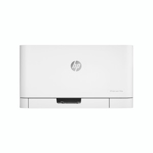 CW Office HP Color Laser 150NW Printer, white compact color laser printer for home or office use.